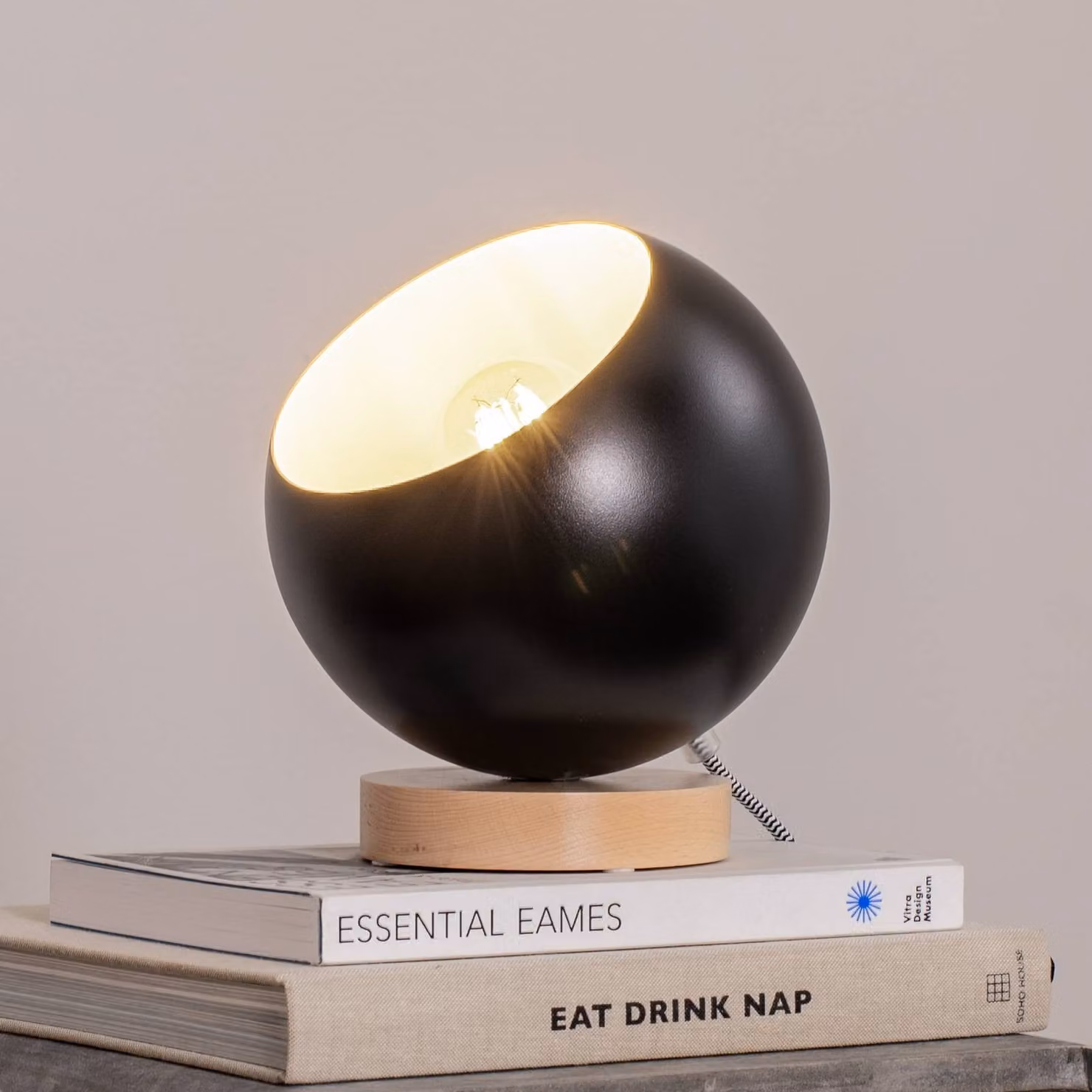 Lampada da comodino Arvid Lamkur, Nero, Soggiorno / Sala da pranzo, Metallo, Scandinavo, Lampada da tavolo