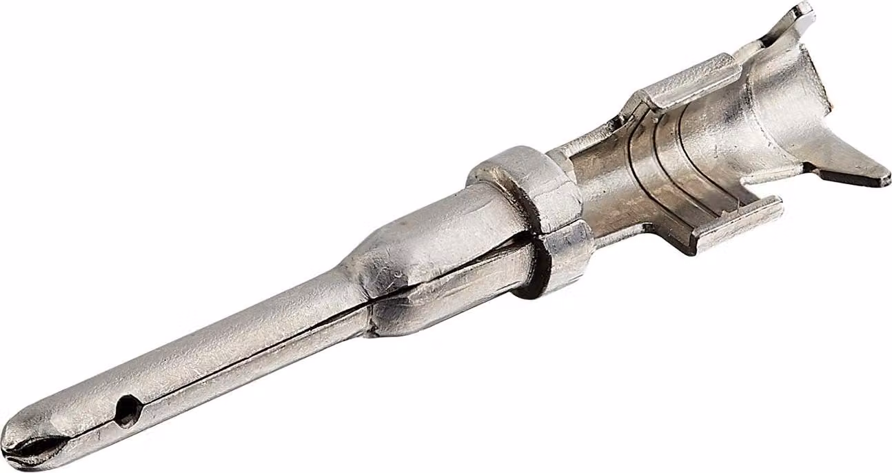 Amphenol AS-KM 106 Contatto a crimpare Perno di contatto (M) 0,75 mm² - 1,5 mm² AWG18 - AWG16 argento Materiale Lega di rame - 1