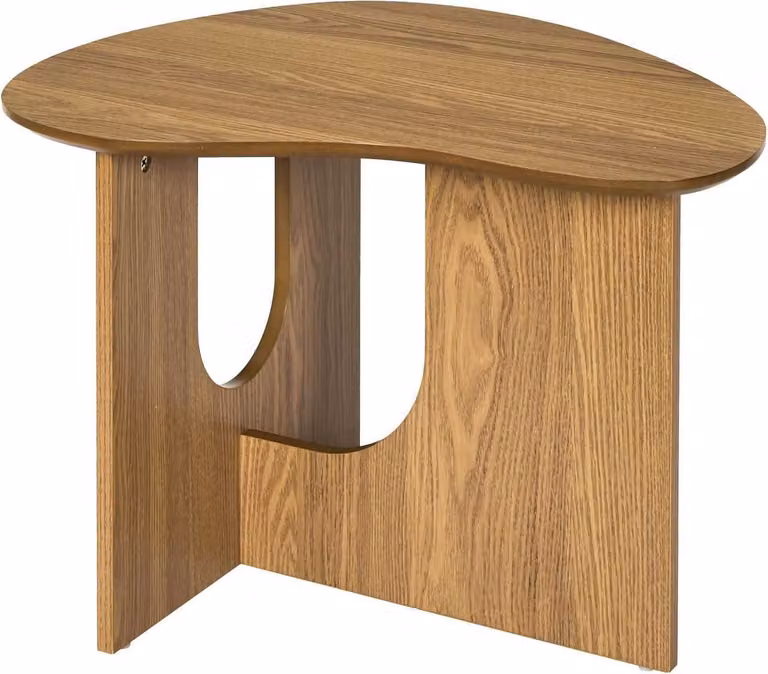HowHomely tavolino beige tavolino 42x60x48 cm tavolino Loft