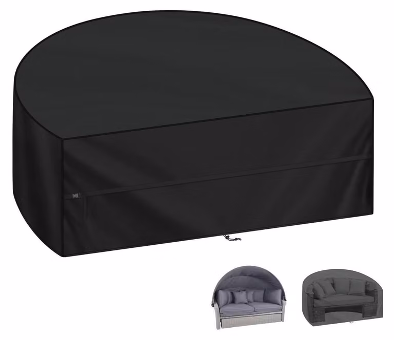 Copertura protettiva per gazebo solare, dimensioni 205x110x80 cm, a forma di semicilindro, impermeabile, realizzata in tessuto Oxford 420D