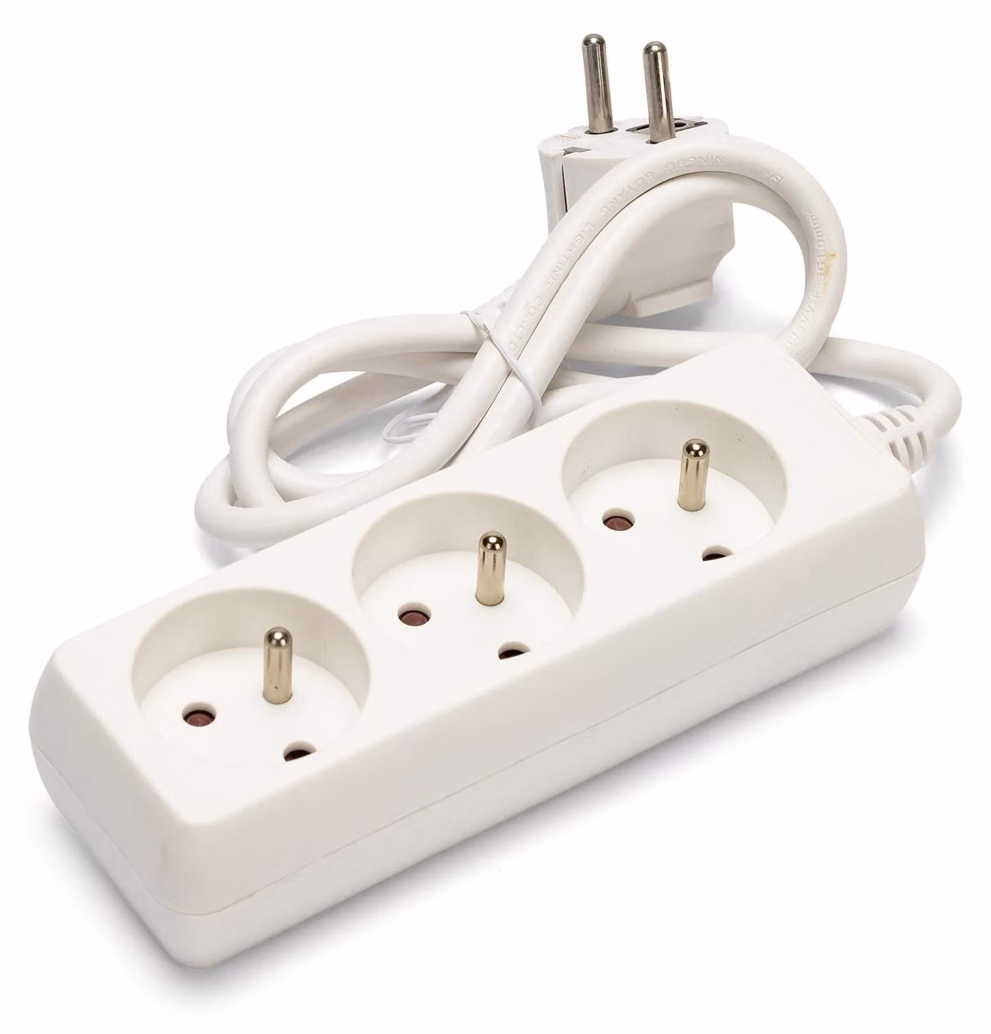 Ciabatta multipresa Velamp MULTIP-FR-3, con 3 prese, 10/16 A, cavo da 3G1 mm²