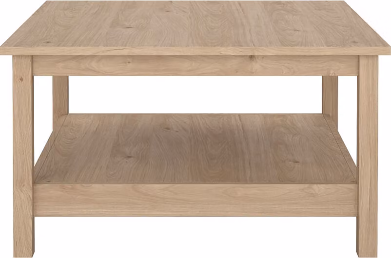 Tavolino Madrid a 1 ripiano, decoro rovere.
