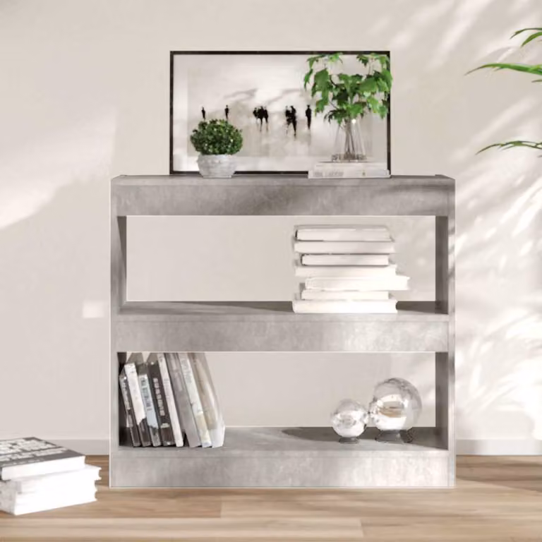 Libreria/Divisorio vidaXL Grigio, Design Moderno, L 80 x P 30 x H 72 cm