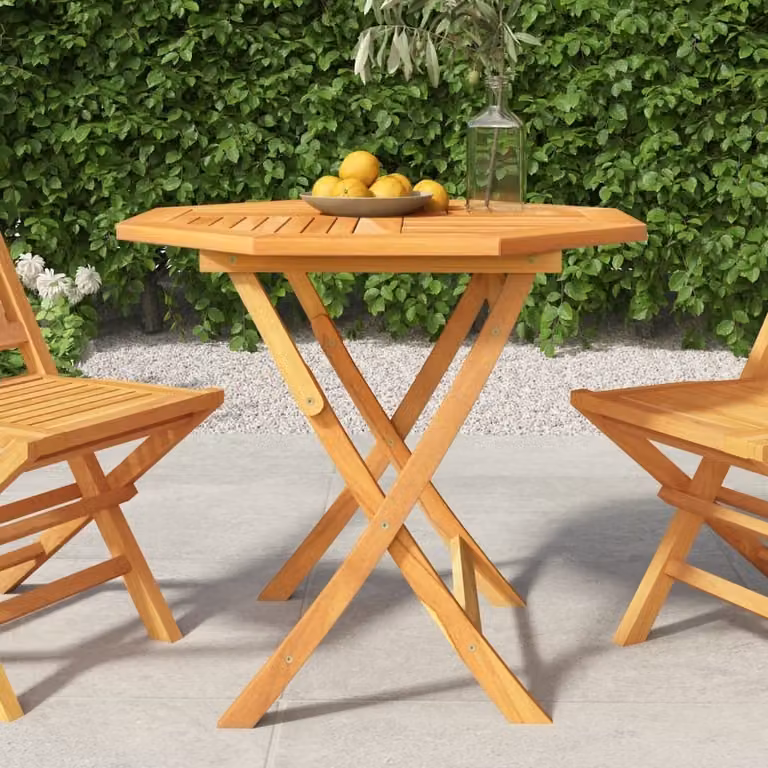 Maison Exclusive - Tavolo da giardino pieghevole 85x85x76 cm in legno massello di teak