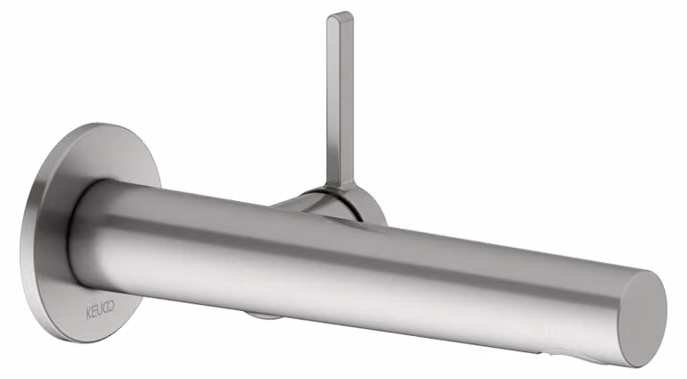 KEUCO EDITION 400 Mitigeur monocommandé pour lavabo, encastré pour montage mural, saillie 197mm, 51516061101, 51516061101