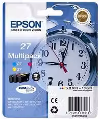 Multipack di cartucce inchiostro Epson Serie T27 DURABRITE Ciano, Magenta e Giallo