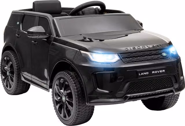 AIYAPLAY Macchina Elettrica per Bambini con Licenza Land Rover, Nero, L: 106 cm, P: 65.5 cm, H: 51 cm