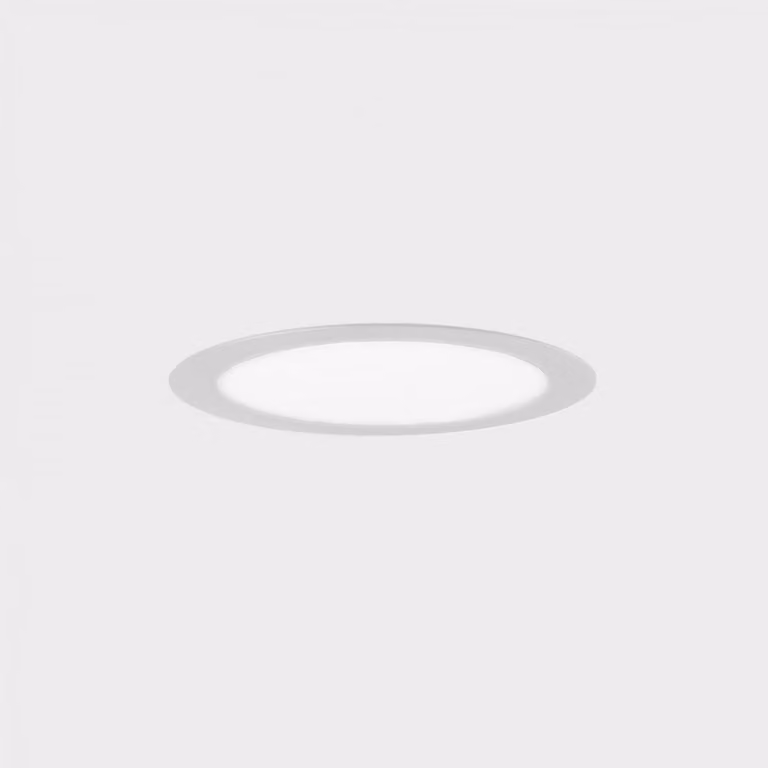KOHL LIGHTING KOHL-Lighting DISC apparecchio da incasso con cornice diametro 172 mm bianco 12 W CRI 80 4000K PUSH