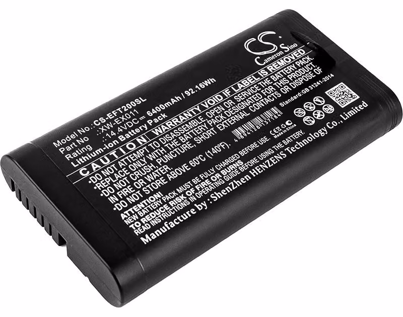 TECHTEK Batteria compatibile con [Itemiser] 4DX Handheld Explosive Detector, per [Sound Devices] 833, Mixpre 10T lI, per [Spacelabs] 91389, QUBE  Min