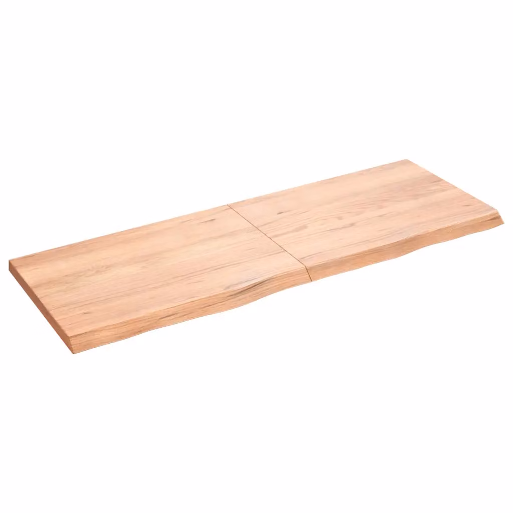 vidaXL Piano Tavolo Marrone 140x50x(2-4) cm Massello Rovere Trattato