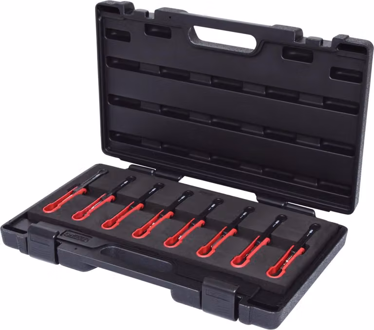 KS TOOLS Set di attrezzi per lo sblocco dell'auto per la nuova generazione di veicoli 8 pezzi - 154.0140