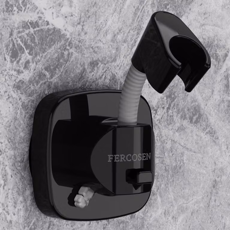 Supporto girevole a 360° per soffione doccia, con ventosa e capacità di carico di 10 kg