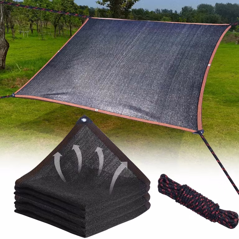 Rete ombreggiante, dimensioni 3 x 4 metri, con occhielli, resistente ai raggi UV, ideale per il giardino