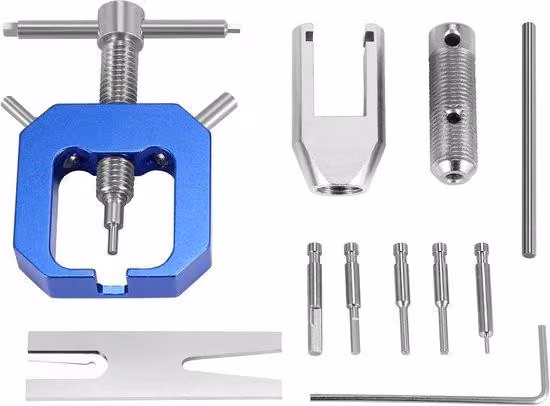 Set di attrezzi per pinze a pignone per moto - Set da 2 pezzi universale - Estrattore professionale