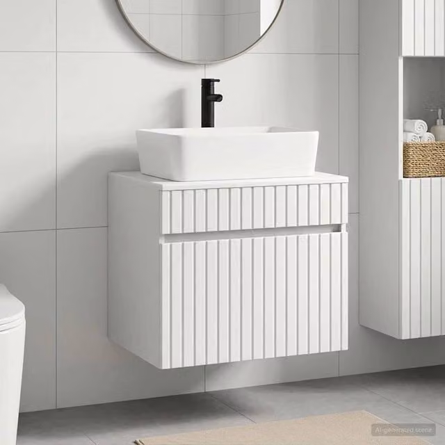 Set di mobili per il bagno Bianco Legno ingegnerizzato 3404300