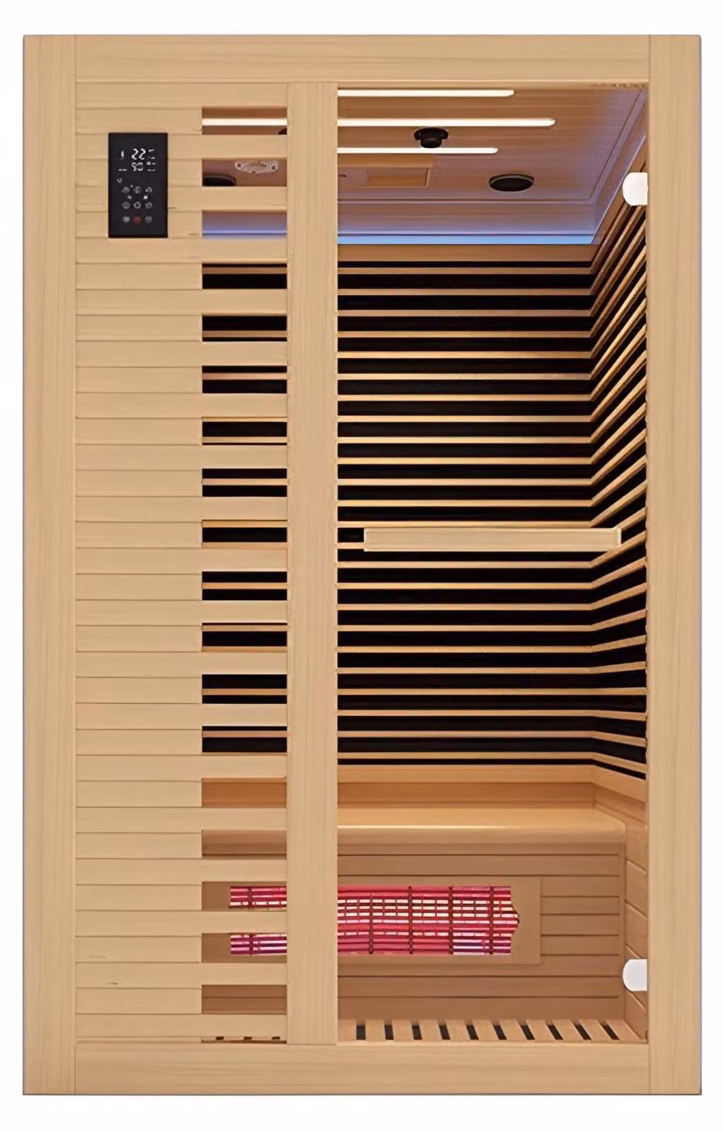 Luxus 2-Personen Infrarot-Sauna mit moderner Computersteuerung Heimsauna