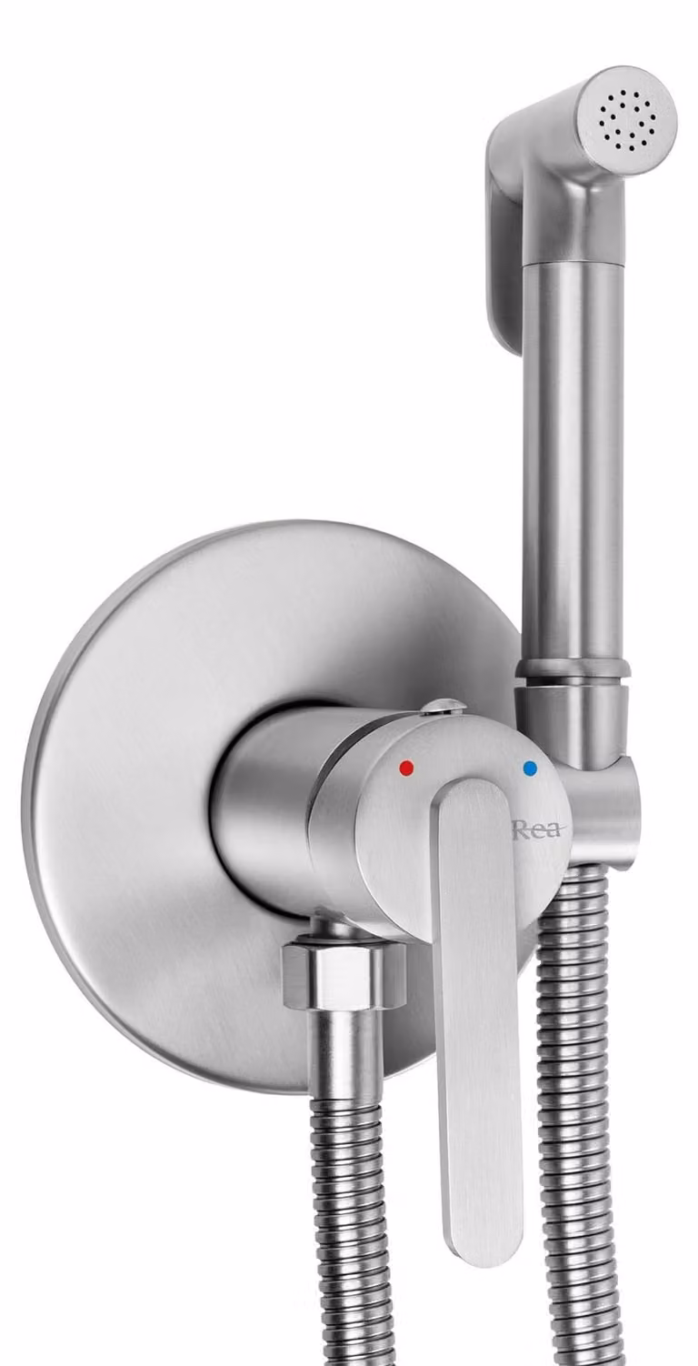 Rubinetto Per Bidet Rea Ontario Nichel Spazzolato