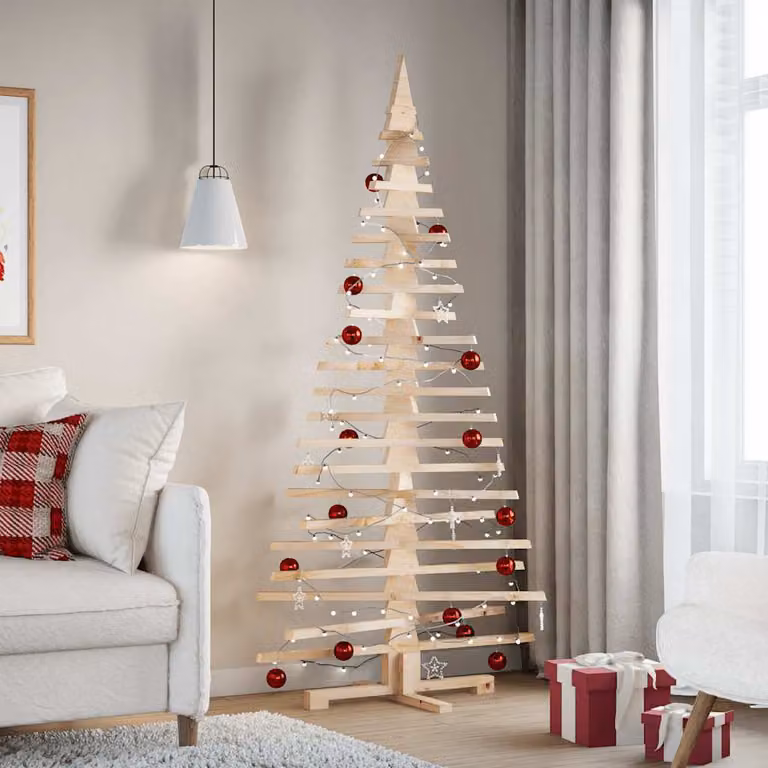 Maison Exclusive - Albero di Natale in legno da decorare 180 cm in legno massello di pino