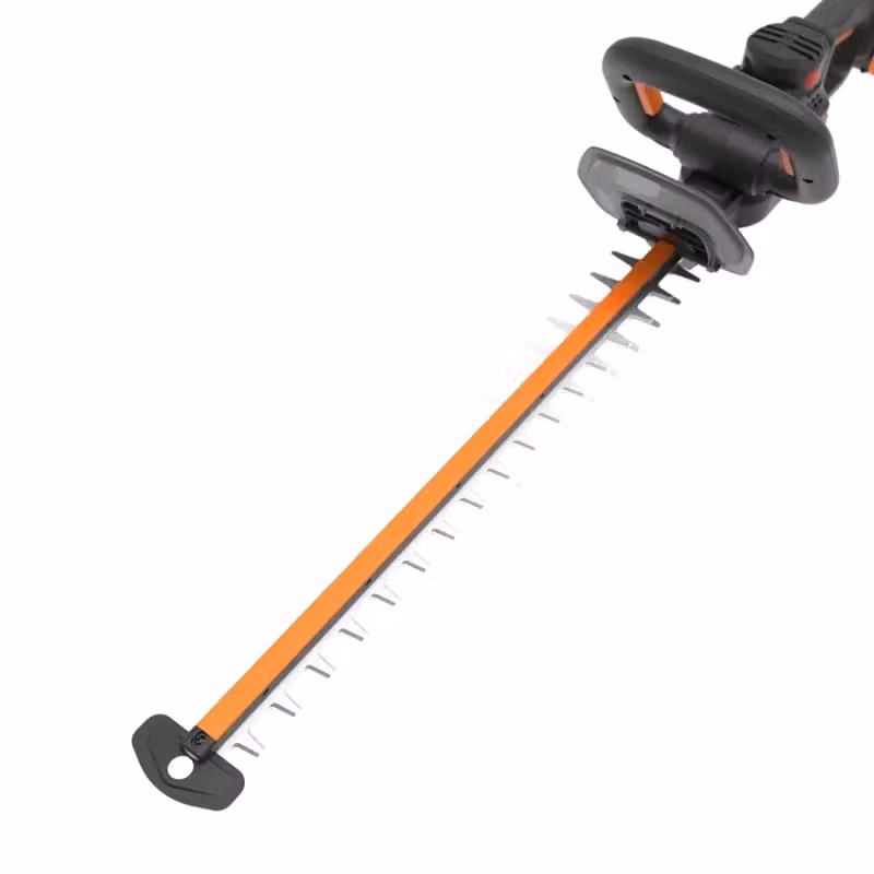 Tagliasiepi a batteria Worx Powershare WG263E Brushless con lama da 57 cm, batteria ricaricabile e caricabatteria rapido, colore arancione – 2