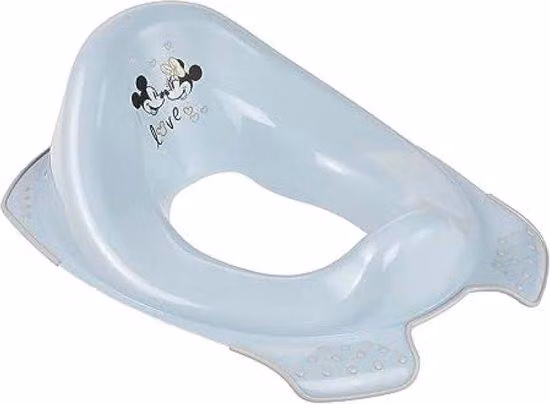 Piccolo sedile per WC per bambini, 1,5-4 anni, antiscivolo, azzurro cielo