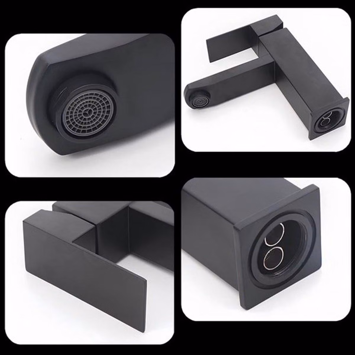 Miscelatore monocomando per lavabo, con acqua calda e fredda, in acciaio inossidabile, facile da installare, ideale per l'uso in bagno