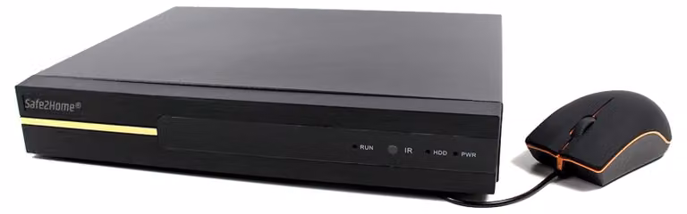 Registratore per telecamere di sicurezza 4K PoE, 8 canali - 3 TB di spazio di archiviazione - Connessione HDMI - Adatto per interni ed esterni