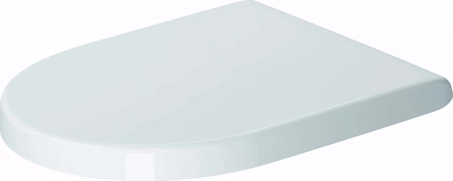 Duravit Starck 3 Sedile WC senza chiusura ammortizzata. Cerniera in acciaio inox, bianco, 1 pz.