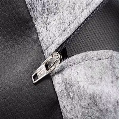 Bia Bed Cestino per cani in Similcuoio nero