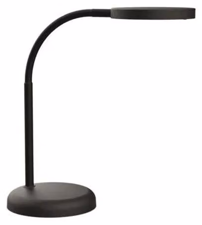 Lampada da tavolo a LED Mauljoy bianco caldo LED nero confezione da 12