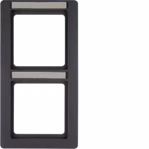 Berker 10126016 Cornice con campo di scrittura antracite con Berker Q.1