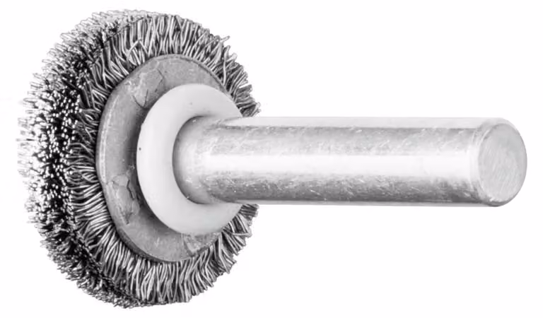 PFERD TOOLS Spazzola rotonda non annodata RBU filo d'acciaio con albero