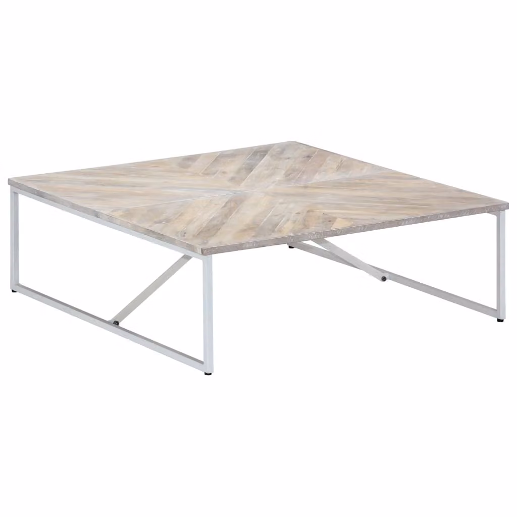 Maison Exclusive - Tavolino da caffè 110x110x36 cm, in legno massello di mango