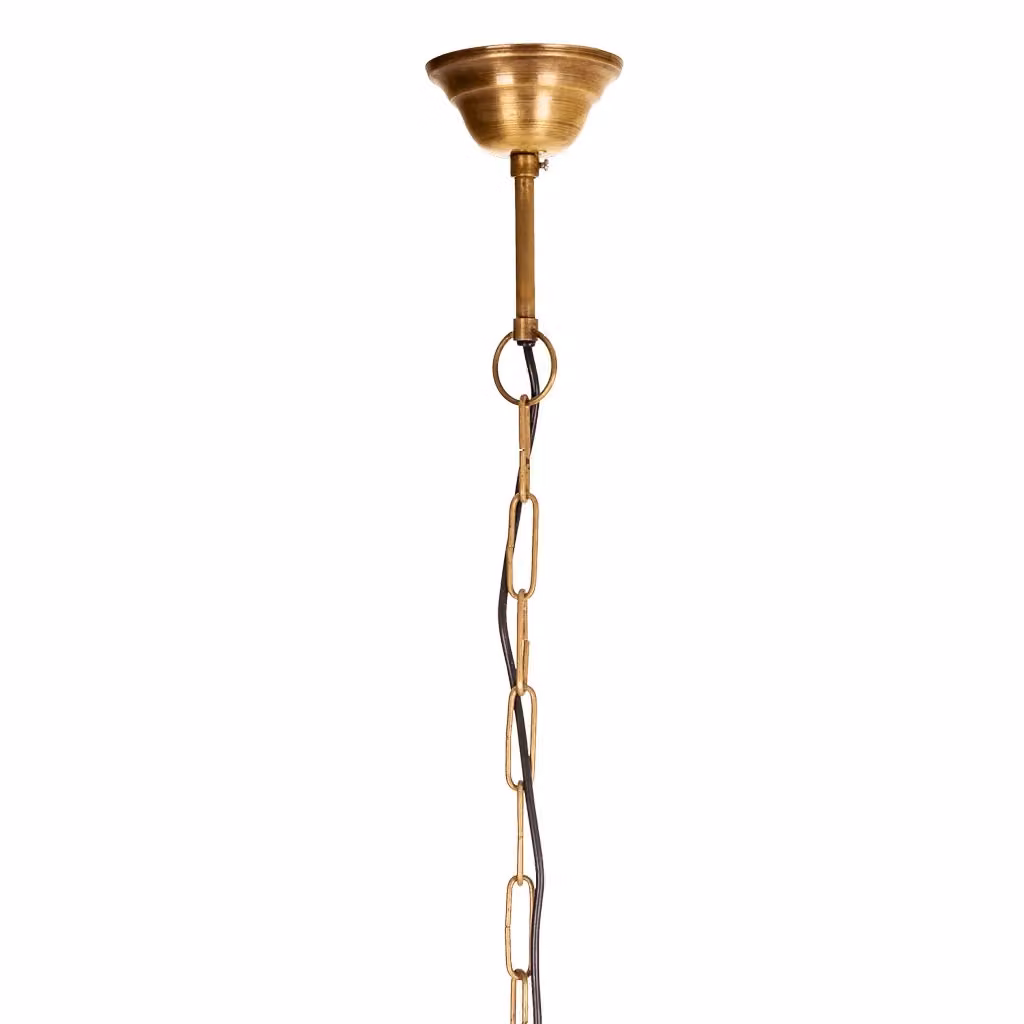 Plafoniera a soffitto Wanderlust Deco in metallo dorato L: 44 cm, P: 44 cm, H: 28 cm