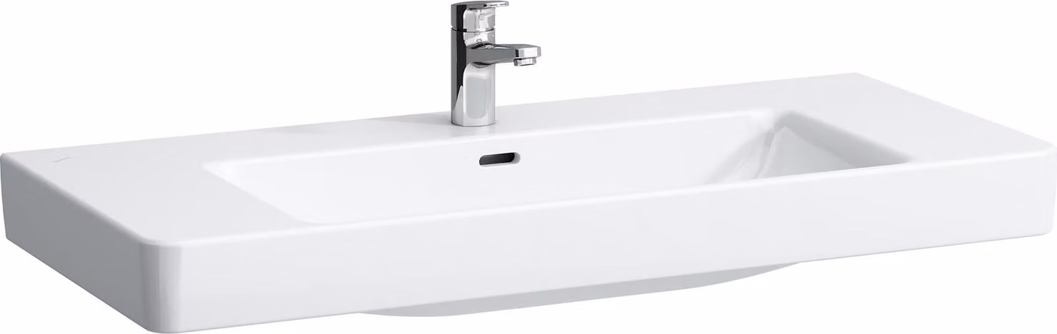 LAUFEN PRO S lavabo, 3 trous pour robinet, avec trop-plein, 1050x460mm, H8139664001081, H8139664001081