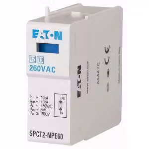 Scaricatore di sovratensione Eaton, 280 V CA, 30 kA 167617