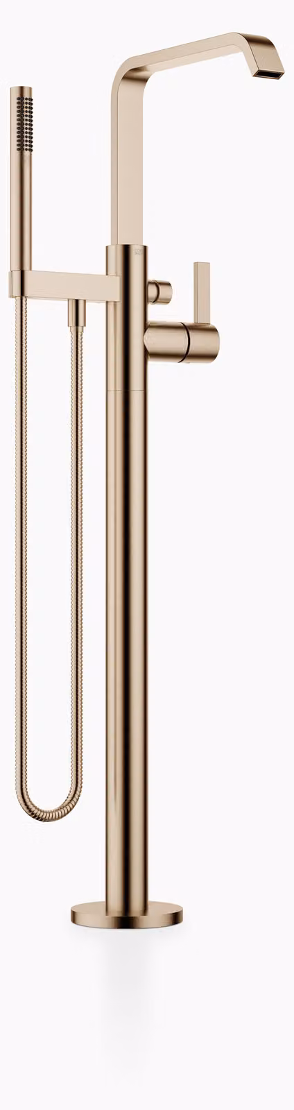 Dornbracht IMO Mitigeur monocommandé pour bain, avec tube de trop-plein pour montage indépendant, avec garniture de douche flexible, 25863671-27, 25863671-27