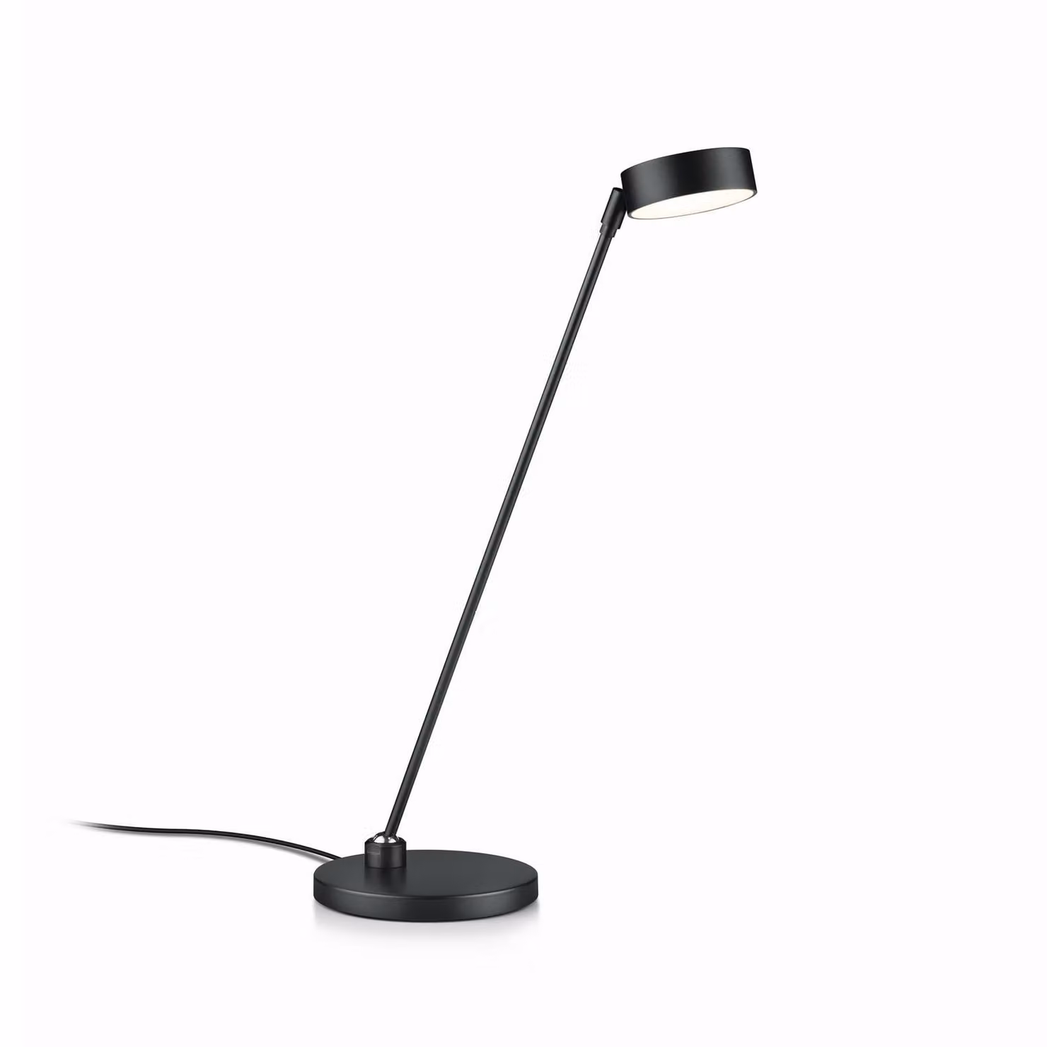 Knapstein Lampada da tavolo Yori, dimmerabile, Nero, Soggiorno / Sala da pranzo, Metallo, Moderno, Lampada da tavolo