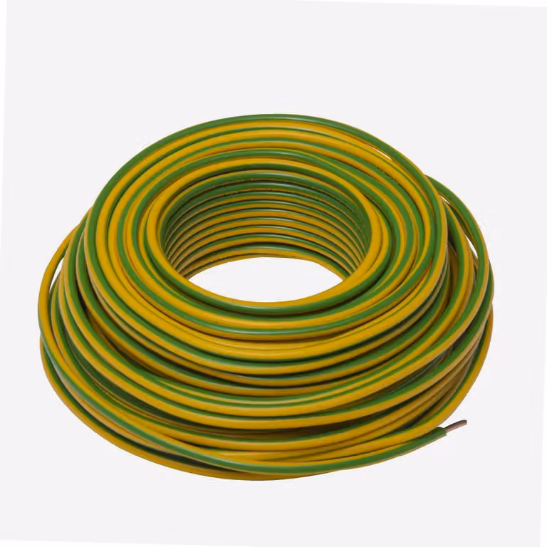 Cavo di alimentazione ZENITECH HO7V-U 2,5 mm² verde/giallo - 25 m