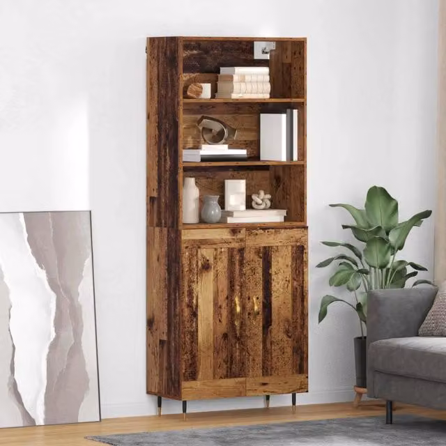 Credenza Legno vecchio 69,5 x 34 x 180 cm Legno ingegnerizzato 3415729