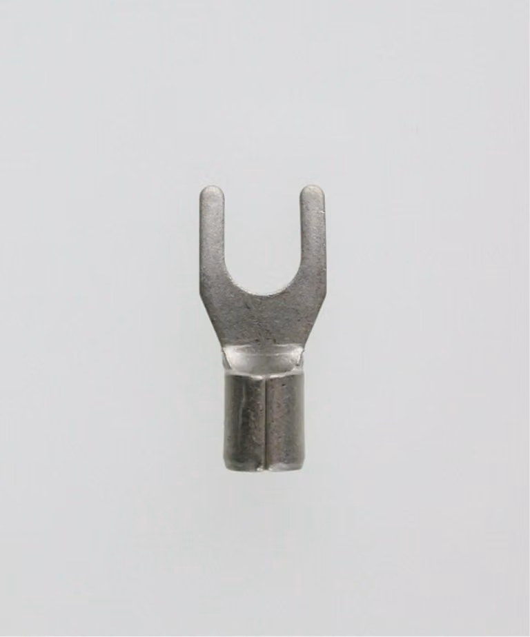 Capocorda a crimpare DIN 46234 non isolato, a forcella, sezione 4 mm² - 6 mm² - 1 pezzo