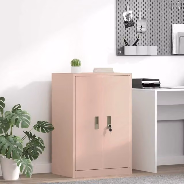 Armadio Rosa 60 x 40 x 90 cm Acciaio 891725