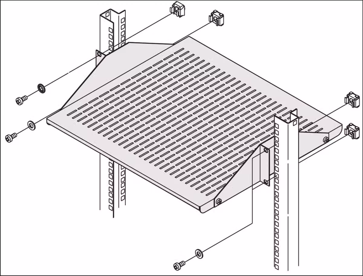 SCHROFF 20119257 Rack per moduli da 19 pollici 1 pz