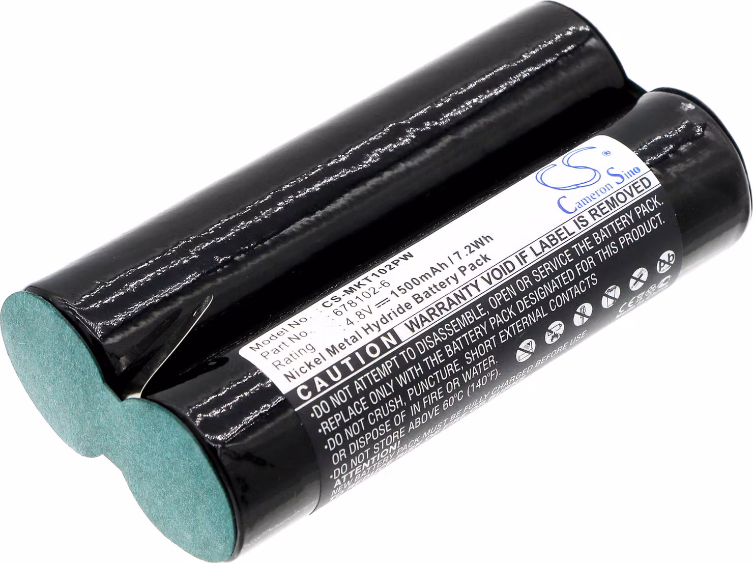 TECHTEK Batteria compatibile con [Makita] 6040D, 6040DW, 6041D, 6041DW, 6043D, 6043DWK sostituisce 678102-6