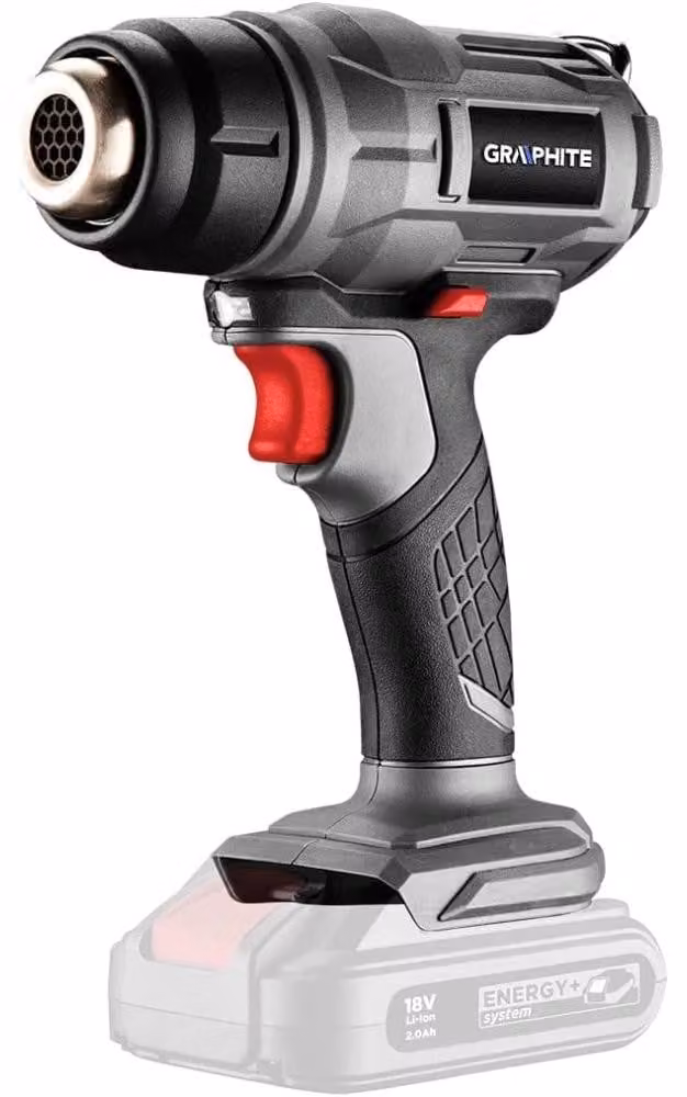 Torcia a batteria GRAPHITE Energy+ 18V, Li-Ion, intervallo di temperatura 550oC, senza batteria