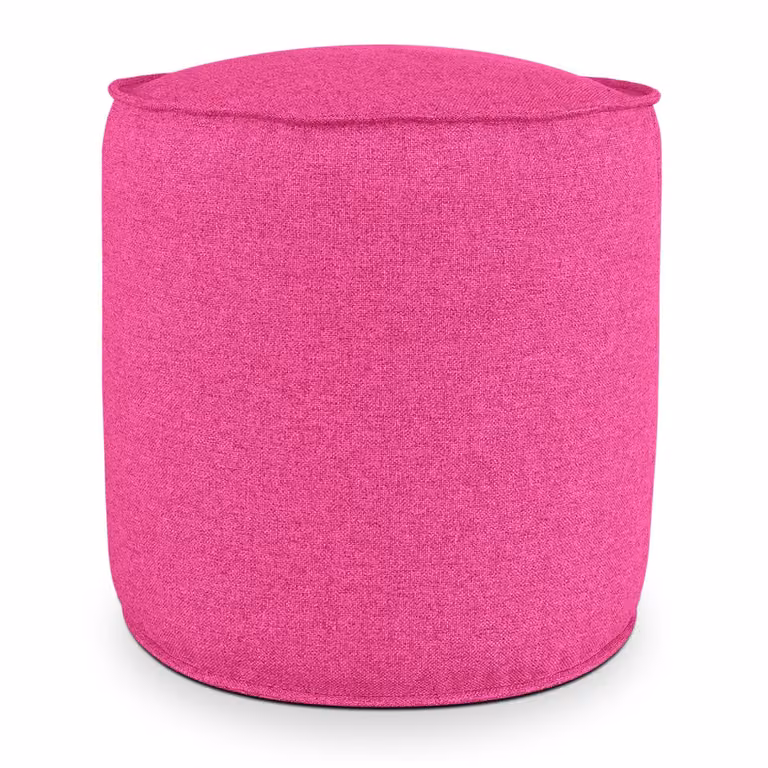 Pouf Rotondo da Interno & Esterno Piuma XL Fuxia