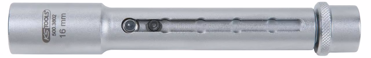 KS TOOLS Presa per candela telescopica 3/8" 16 mm - 500.3802