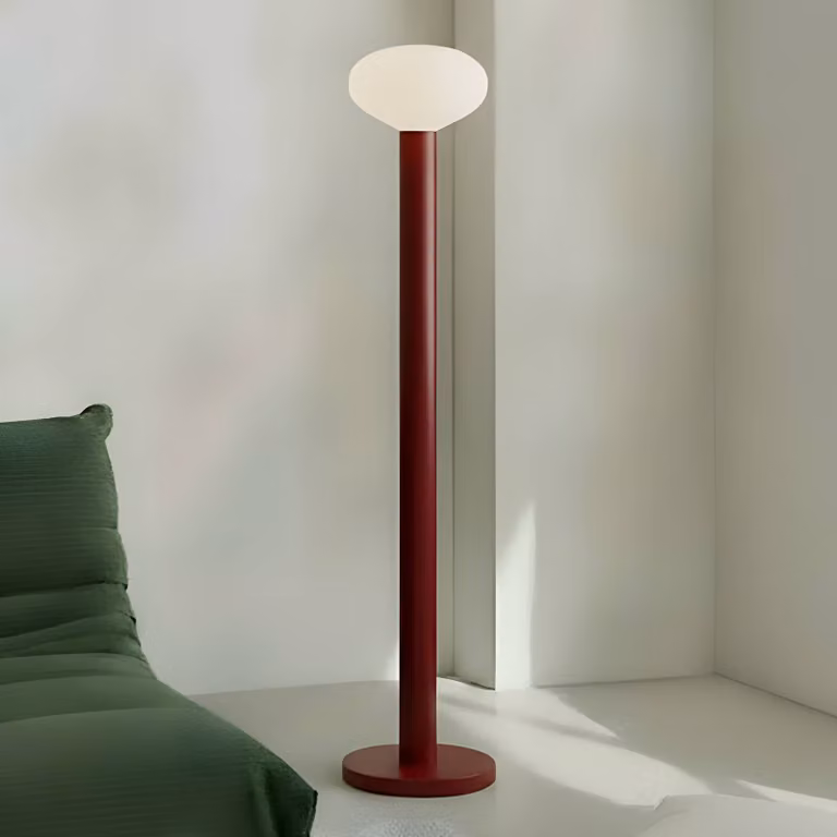 Lampada da terra di design Flo ALDEX, Rosso, Soggiorno / Sala da pranzo, Metallo, Design, Lampada da terra