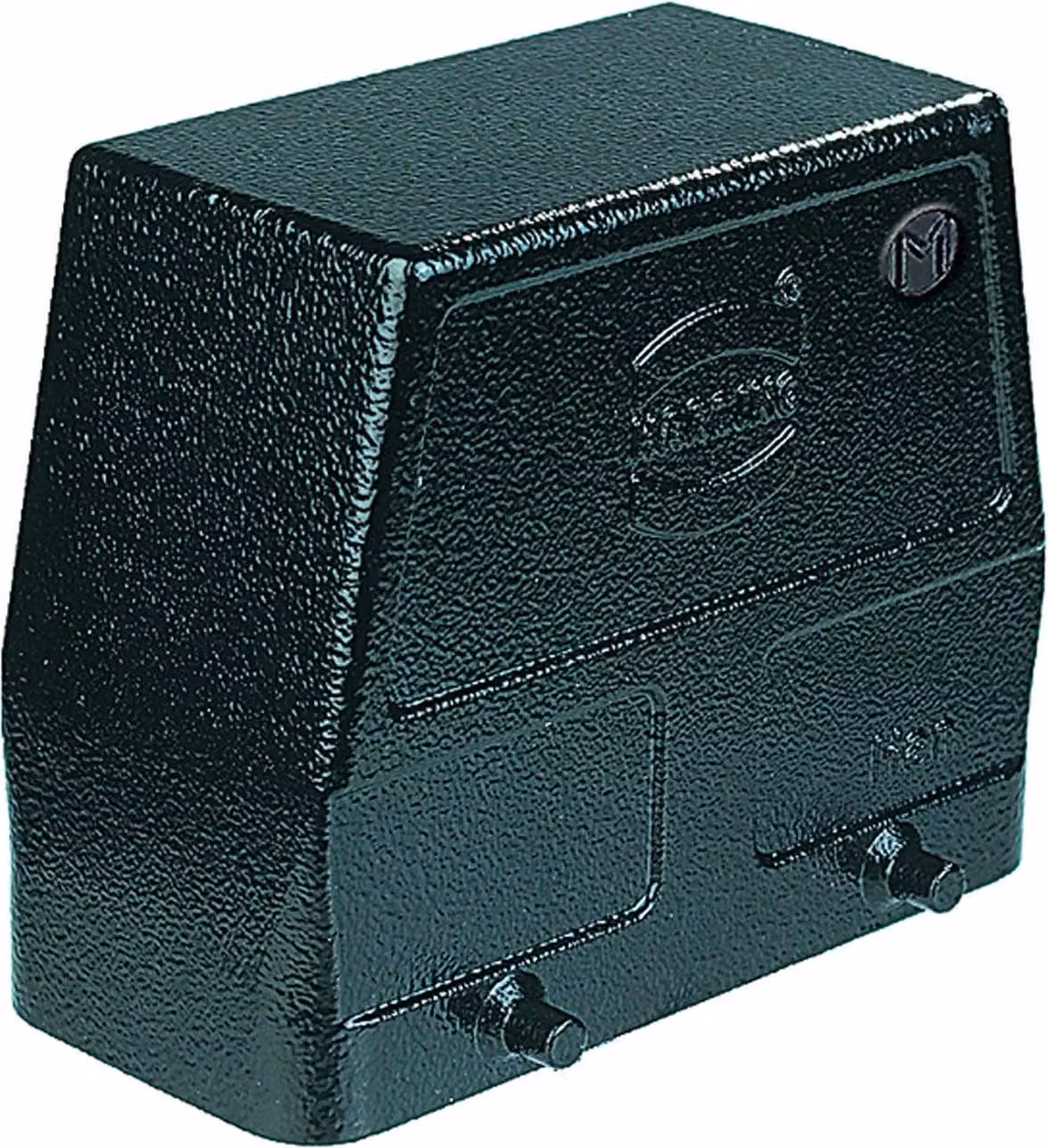 HARTING Han 16B M Custodia con boccola alta, 1xM32 uscita cavo laterale, per 2 staffe (nella parte inferiore) - 1 pezzo