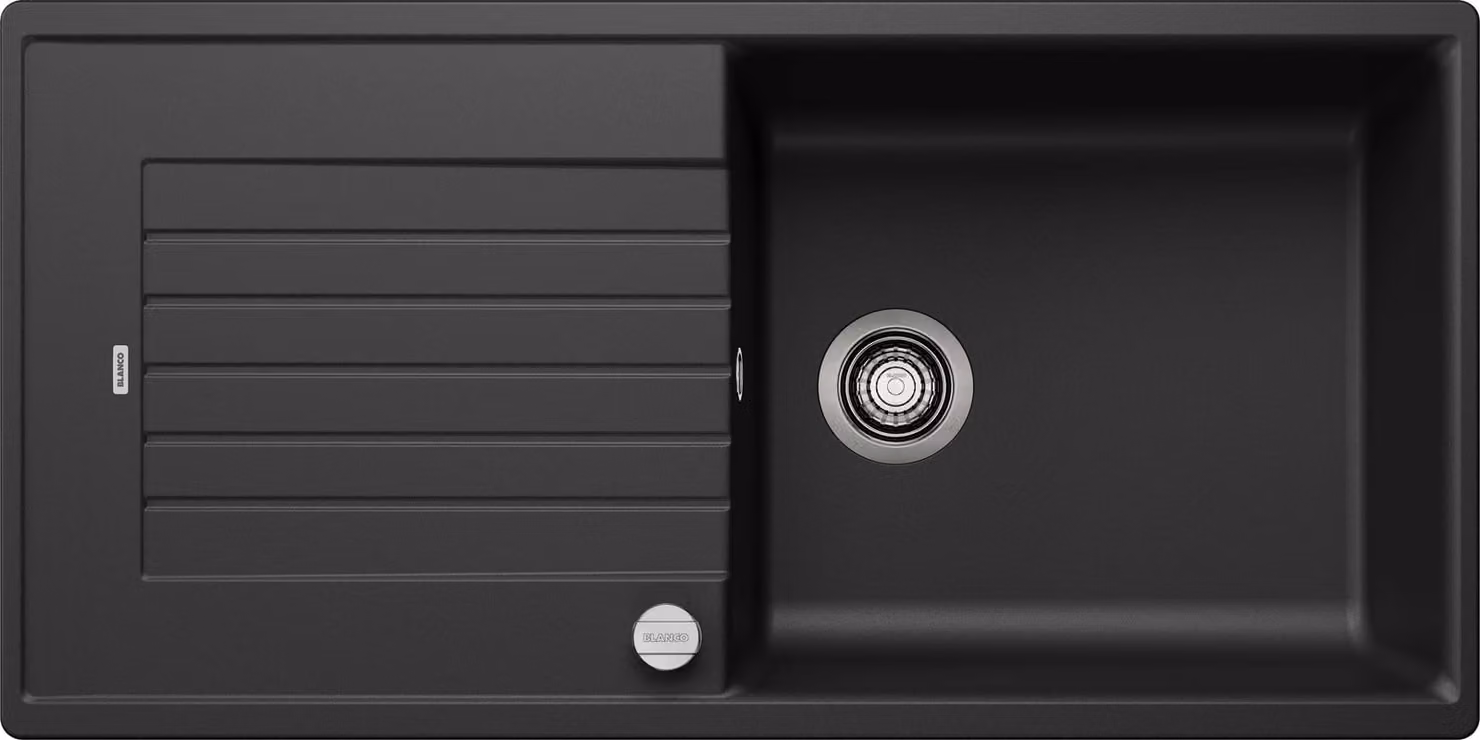 BLANCO 526023 Lavello da Cucina Zia XL 6S nero Silgranit 100x50