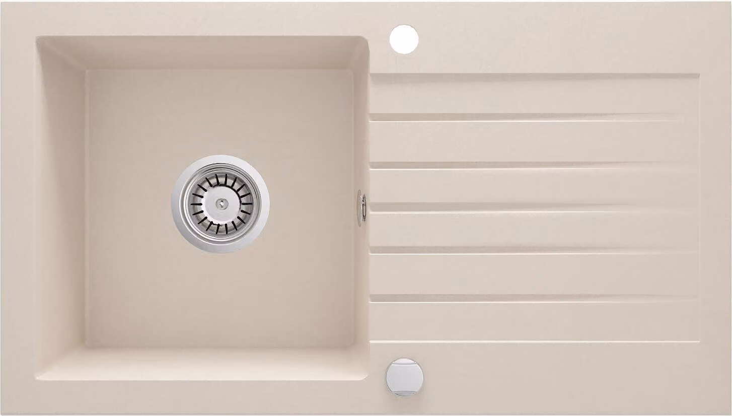 1-bowl granite sink with drainer